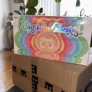 La bubu big into energy vinyl plush pendant blind box (may have secret)